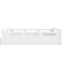 Full Size Floor Platform Bed with Full-length Guardrails