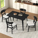 5 Piece Dining Set With Table And 4 Upholstered Chairs by HouseOfZazla