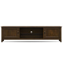 Burlington - Low TV Media Stand - Mahogany by Unique Piece Furniture