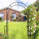 Metal Garden Arch Garden Arbor Trellis Climbing Plants Support Rose Arch Outdoor Arch by HouseOfZazla