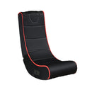 Foldable Gaming Chair With Onboard Speakers, Bluetooth Connection - Black / Red by Unique Piece Furniture
