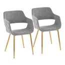 Margarite - Contemporary Versatile Dining Chair (Set of 2) by HouseOfZazla