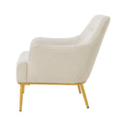 Modern Elegance Accent Chair With Curved Backrest by HouseOfZazla