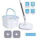 Spin Mop with Wringer Bucket Set for Easy Cleaning by LJGDeals