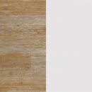 Evanston - Square Coffee Table With Shelf - White by HouseOfZazla