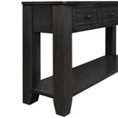 55" Modern Console Table Sofa Table for Living Room with 3 Drawers and 1 Shelf