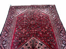 5.5 X 10 Antique Handmade Wool Tribal Gallery Rug All Over Red Runner Corridor