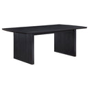 Mason - Removable Extension Leaf Dining Table - Black by HouseOfZazla