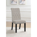 Tufted Rolled Backrest Side Chairs (Set of 2) by HouseOfZazla