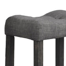 Transitional Style Counter Height Dining Stool With Footrest (Set of 2) by HouseOfZazla
