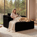 Chaise Lounge Chair, Deep Seat Sleeper Couch For Living Room by HouseOfZazla