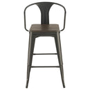 Staccato - 3 Piece Square Bar Table Set - Dark Brown