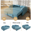 54 "velvet blue sofa sofa bed dual purpose living room retractable bed