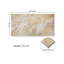 Textured Finished, 3D Tiles For Wall Decoration (Set of 4) by HouseOfZazla