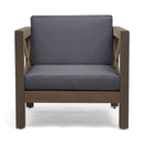 Brava Mid-Century Modern Club Chair with Water Resistant Cushions by HouseOfZazla