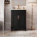 Bathroom Vanity With Top Sink, Cabinet With 2 Soft Closing Doors by Unique Piece Furniture