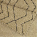 Earth - 5'3" X 7'3" Indoor, Outdoor Area Rug - Black, Natural