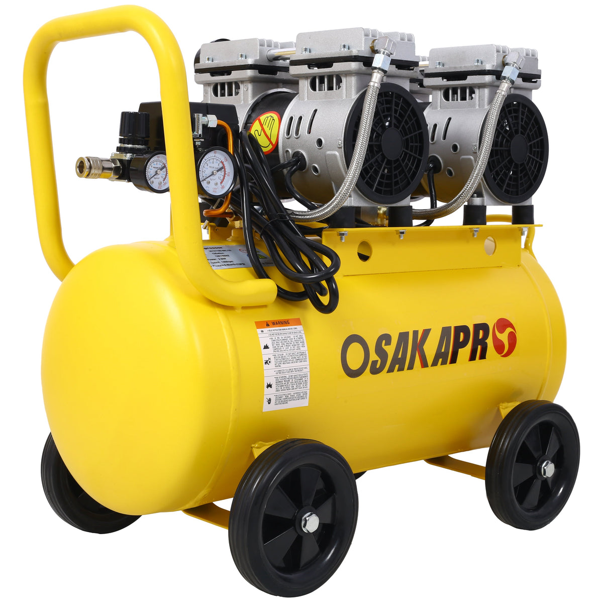 2.5 HP Silent Air Compressor 13 Gallon, photo 4 of 10