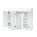 Wall Mount Mirror Cabinet With Adjustable Shelves, Soft Closing Hinges