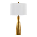 Pompeii - Contemporary Table Lamp - Gold / White by HouseOfZazla