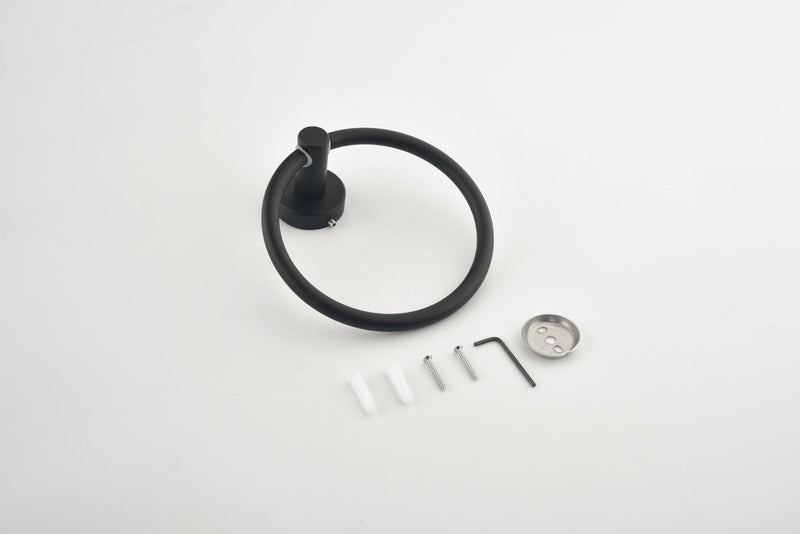 6 Piece Bathroom Towel Rack Set Wall Mount