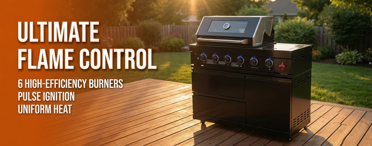 46-Inch Stainless Steel Outdoor BBQ Grill, photo 4 of 7