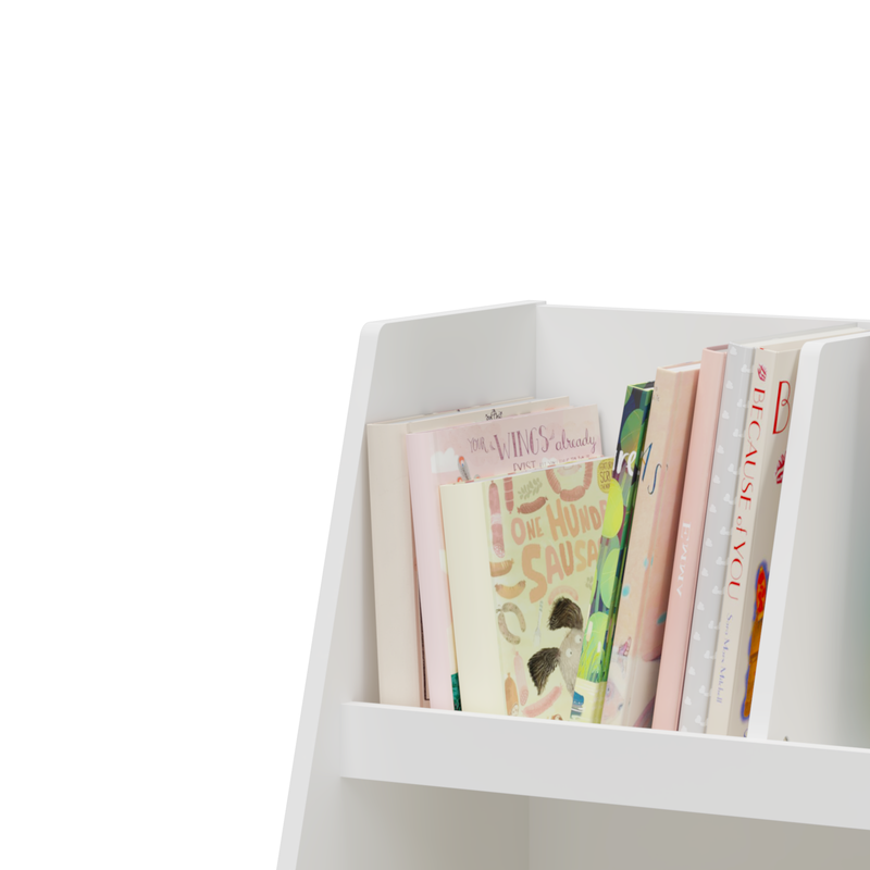 Walker Edison | Kids Bookshelf and Toy Organizer