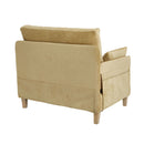 Mid Century Modern Foldable Sofa Bed, 3 In 1 Convertible Sleeper With 3 Pillows by HouseOfZazla