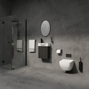 Modern Bathroom Vanity With Ceramic Basin, Wall Mounted Floating Sink Combo, Storage Cabinet by HouseOfZazla