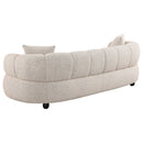 Whitney Contemporary Channel Tufted Boucle Upholstered Sofa Set