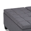 Harrison - Upholstered Coffee Table Storage Ottoman by Unique Piece Furniture