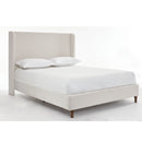 Hayden - Upholstered Wingback Bed With Tall Headboard by HouseOfZazla