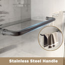 Double Sliding Shower Door With Explosion Proof Film by HouseOfZazla