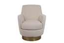 Teddy Swivel Barrel Chair, Swivel Accent Chairs Armchair For Living Room