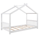 House Platform Bed With Headboard And Footboard, Roof Design by HouseOfZazla