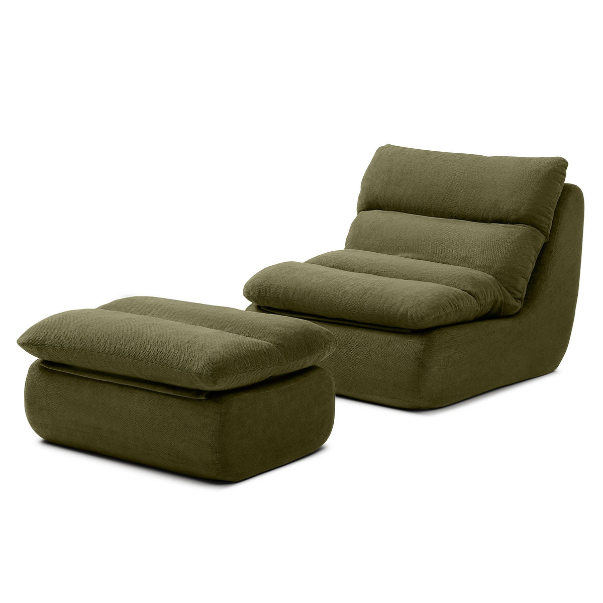 32" Bean Bag Chair with Ottoman, photo 9 of 10