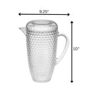 Diamond Cut Unbreakable Plastic Water Pitcher With Lid by HouseOfZazla