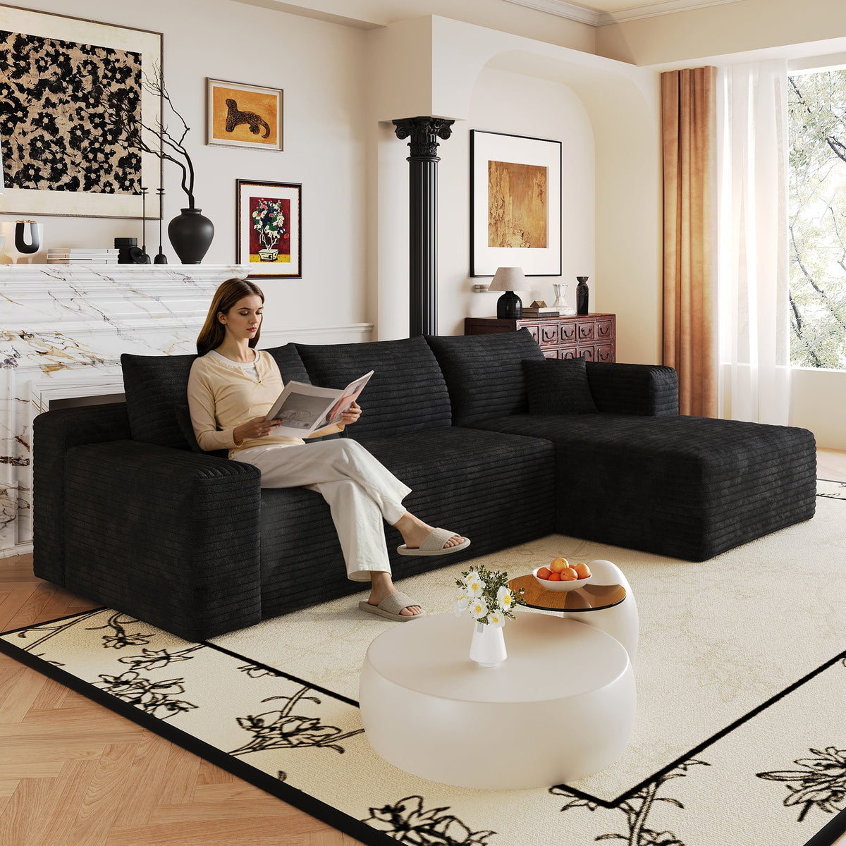 Modern Minimalist Cloud Sectional Sofa, photo 2 of 10
