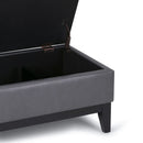 Oregon - Contemporary Storage Ottoman Bench With Tray by Unique Piece Furniture