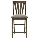 Maxine - 5 Piece Counter Height Dining Set - Brown by HouseOfZazla