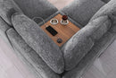 Celine - Fabric Corner Sectional Sofa With Right-Facing Chaise, Cupholders, And Charging Ports by HouseOfZazla