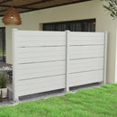50" W x 49" H Outdoor Privacy Screen with Aluminum Posts, 2 Panels by HouseOfZazla