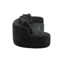 Elegant Curved Sectional Sofa With Full Foam Comfort by HouseOfZazla