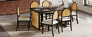 TREXM 7-Piece Farmhouse Dining Table Set for 6