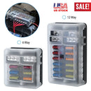 6-Way Fuse Box Holder with LED Indicator by LJGDeals