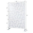 Decorative Freestanding Metal Privacy Screen For Indoor & Outdoor Use