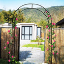 Metal Garden Arch Garden Arbor Trellis Climbing Plants Support Rose Arch Outdoor Arch by HouseOfZazla