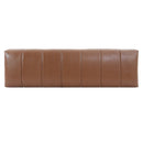 Brown PU Upholstered Indoor Dining Bench
