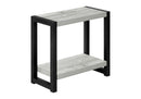 Accent Side Table Narrow Small 2-Tier Contemporary Modern by HouseOfZazla