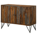Komomo - 1 Adjustable Shelf Accent Cabinet - Gray by HouseOfZazla